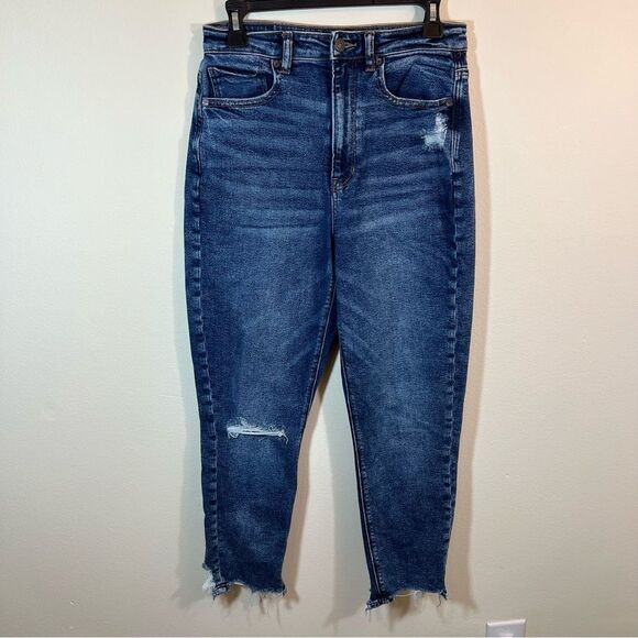 ✨ American Eagle Women’s Blue Highest Rise Mom Jeans 6 - Picture 1 of 11